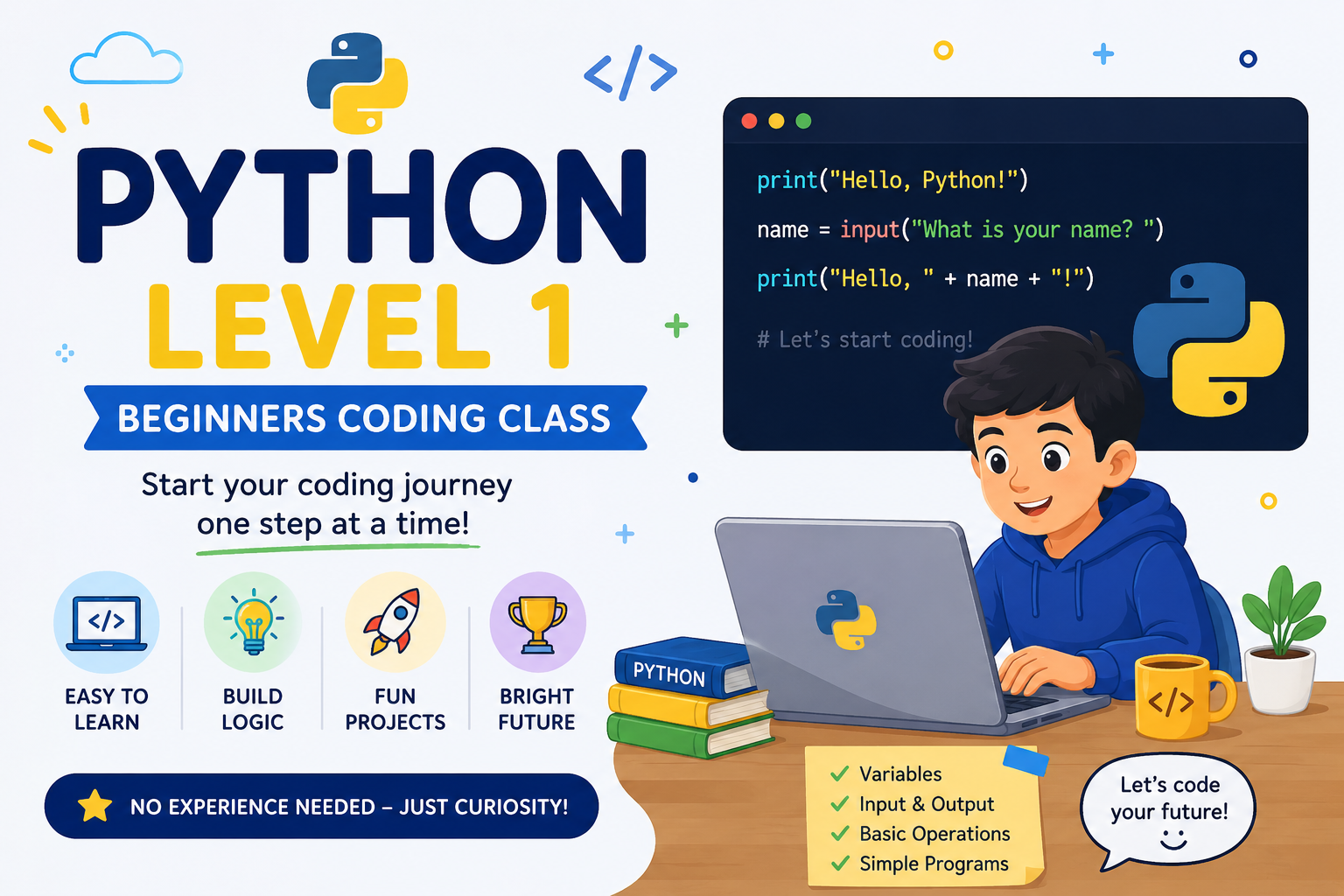 Python level 1 for beginners